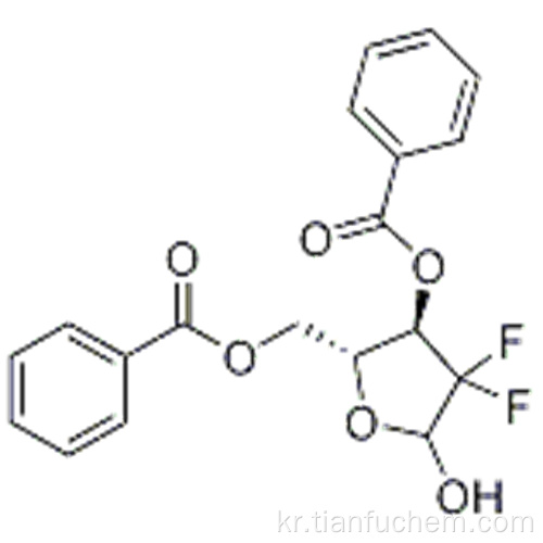 2- 데 옥시 -2,2- 디 플루오로 -D- 리보 푸라 노스 -3,5- 디 벤조 에이트 CAS 143157-22-6